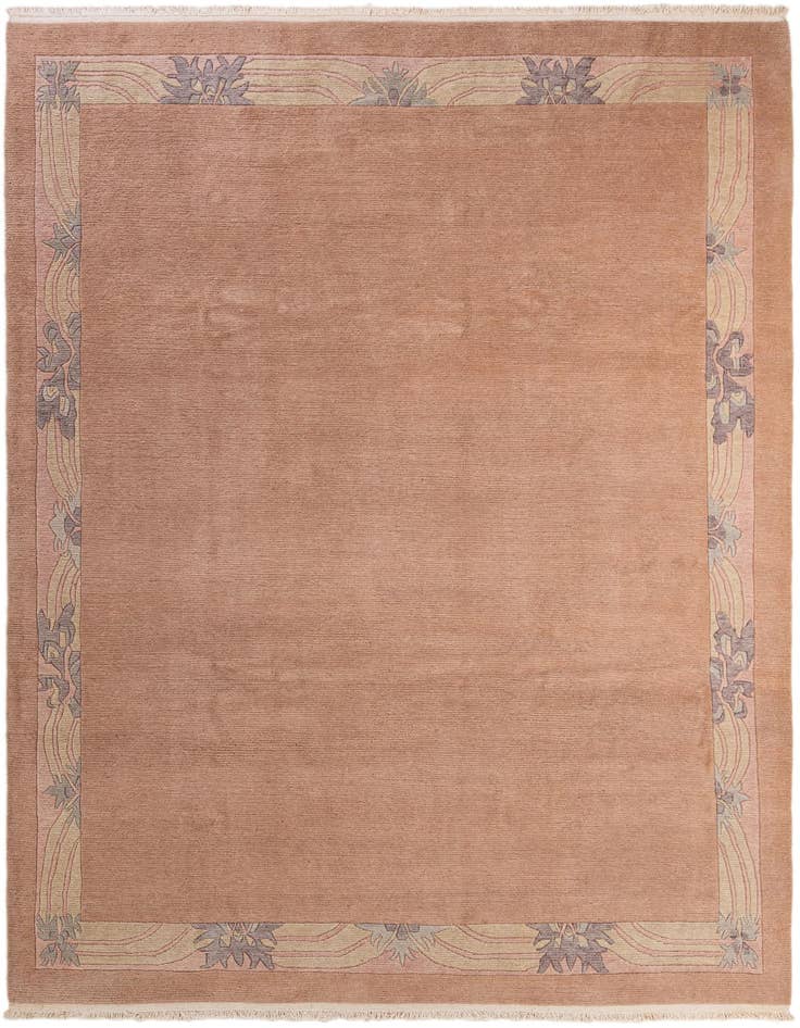 Detail image of 8' 5 x 11' 6 Hand Knotted Tibet Wool Rug