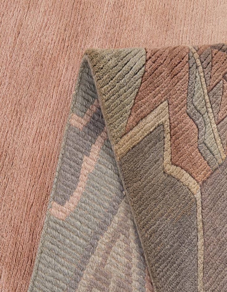 Detail image of 8' 5 x 11' 3  Hand Knotted Tibet Wool Rug