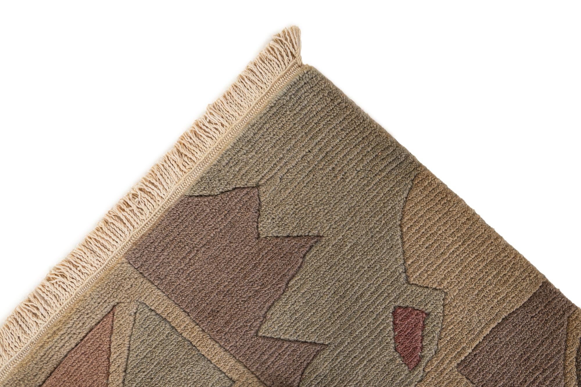 8' 5 x 11' 3 Hand Knotted Tibet Wool Rug