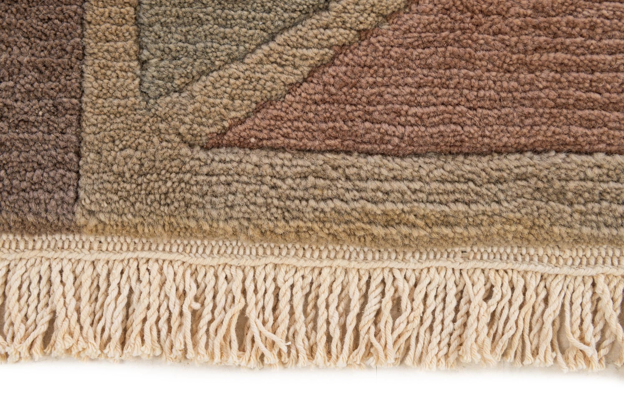 8' 5 x 11' 3 Hand Knotted Tibet Wool Rug
