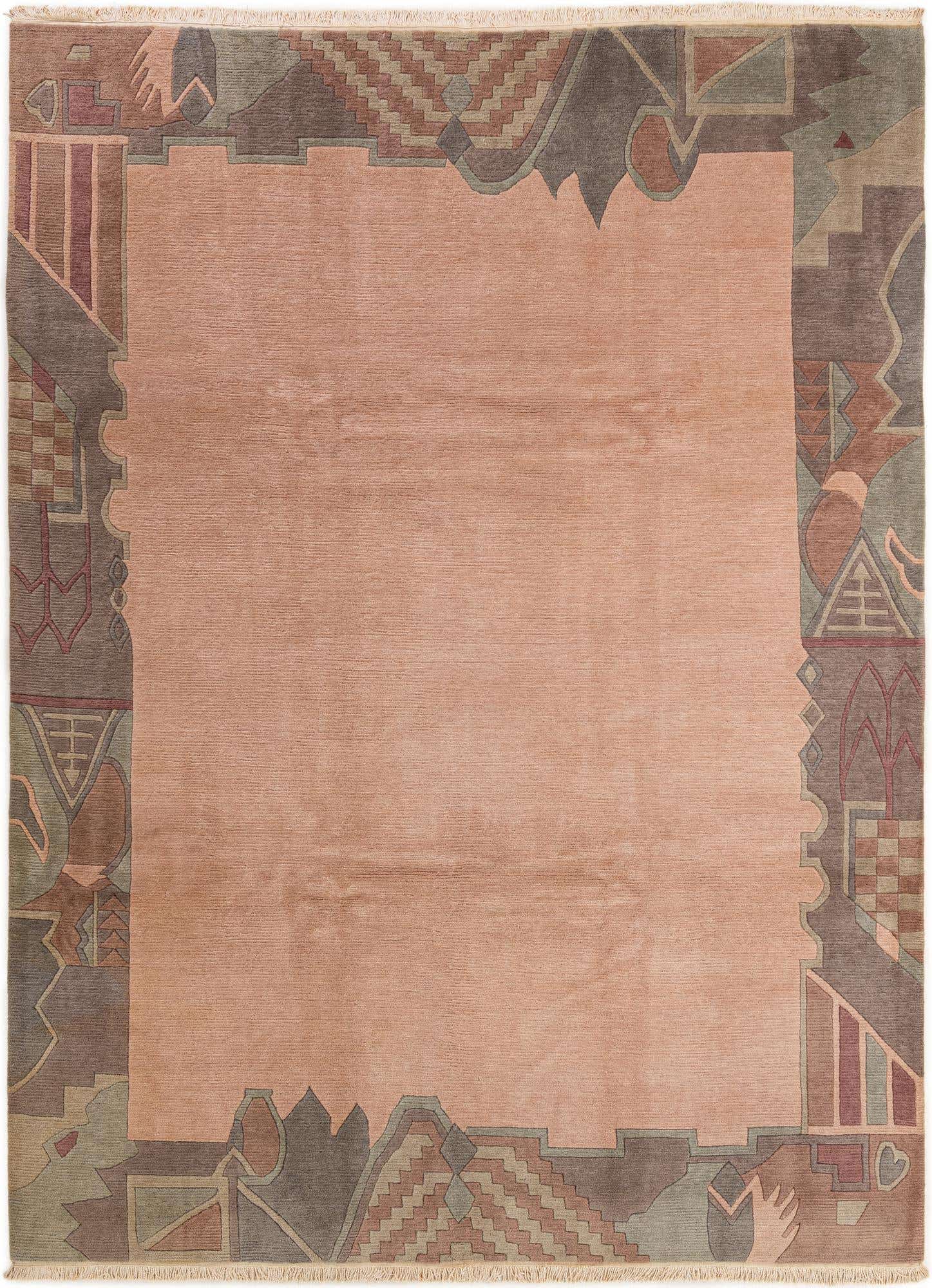 8' 5 x 11' 3 Hand Knotted Tibet Wool Rug