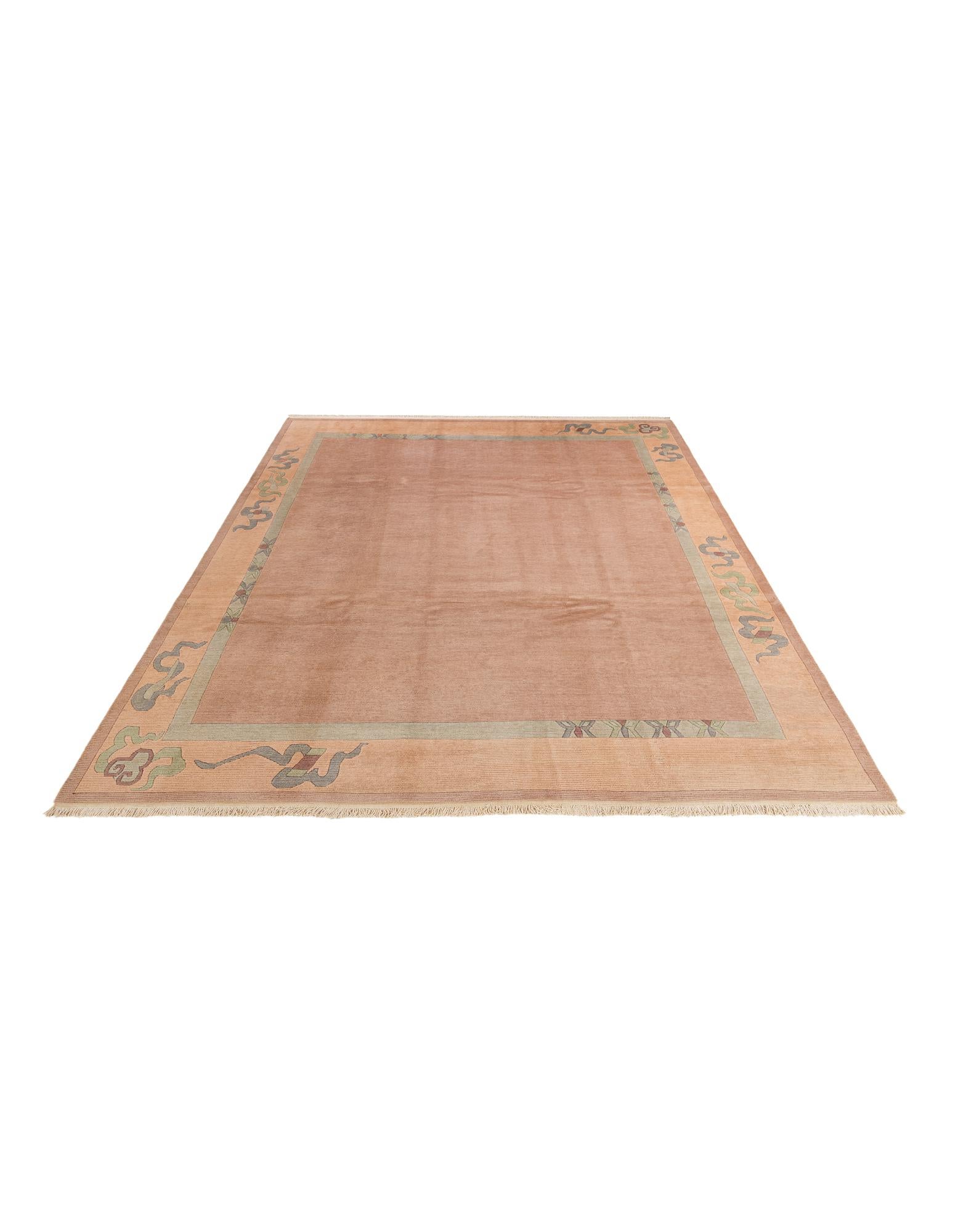 8' 4 x 11' 6 Hand Knotted Tibet Wool Rug