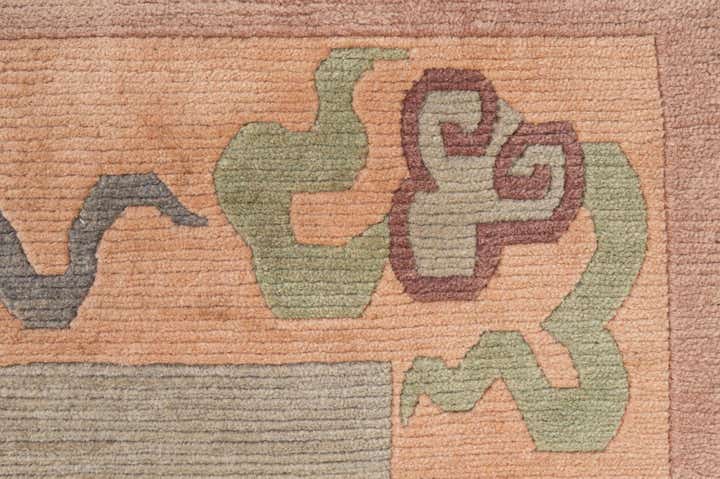8' 4 x 11' 6 Hand Knotted Tibet Wool Rug