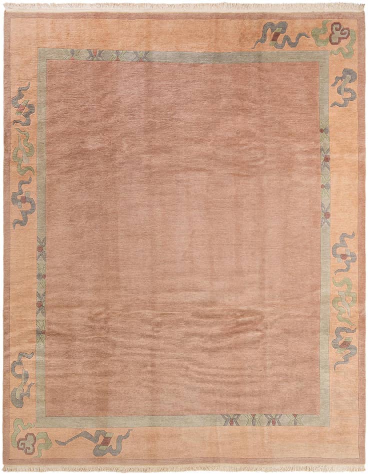 Detail image of 8' 4 x 11' 6 Hand Knotted Tibet Wool Rug