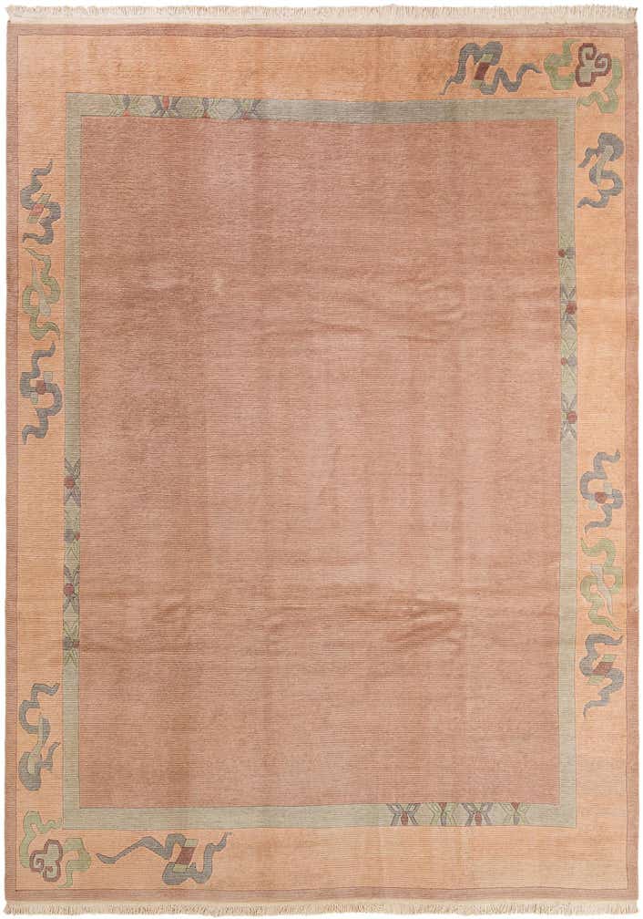 8' 4 x 11' 6 Hand Knotted Tibet Wool Rug