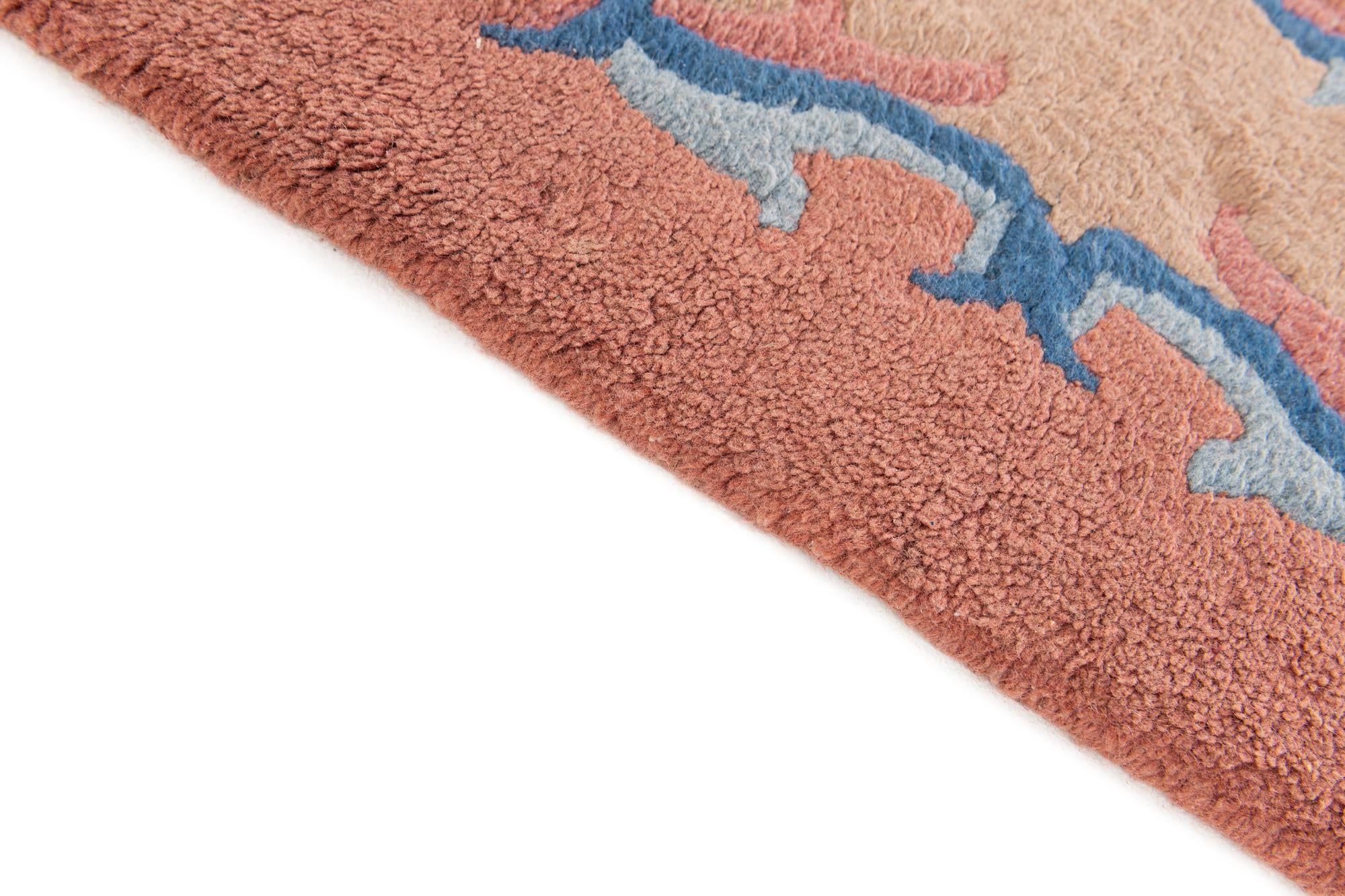 2' 5 x 4' 7 Hand Knotted Tibet Wool Rug