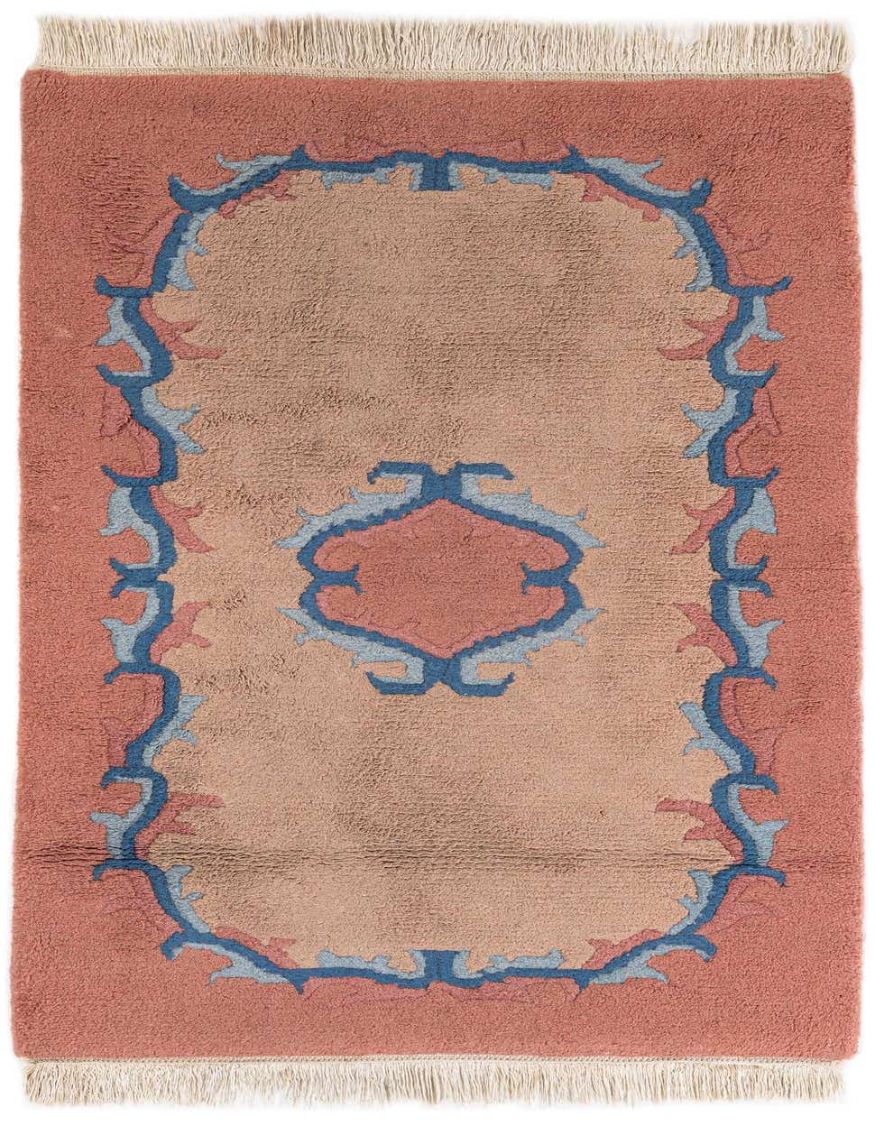 2' 5 x 4' 7 Hand Knotted Tibet Wool Rug