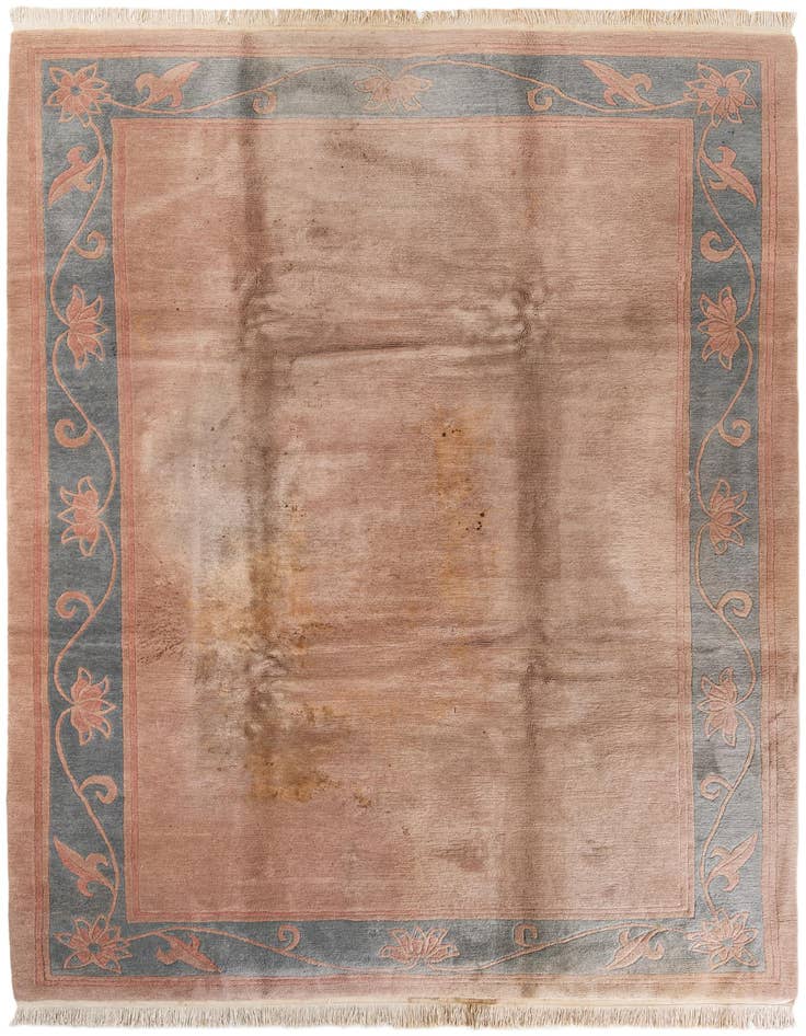 Detail image of 8' 4 x 11' 4 Hand Knotted Tibet Wool Rug