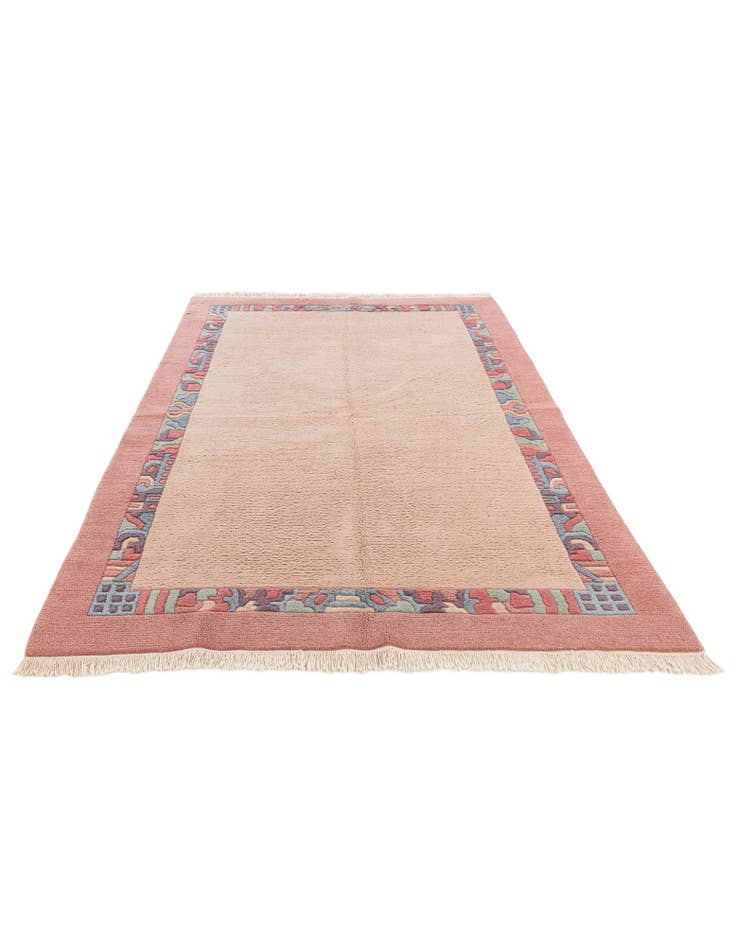 Detail image of 5' 7 x 8' Hand Knotted Tibet Wool Rug