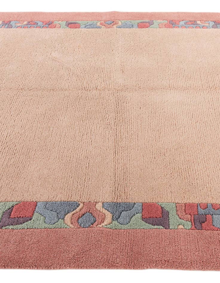 Detail image of 5' 7 x 8' Hand Knotted Tibet Wool Rug