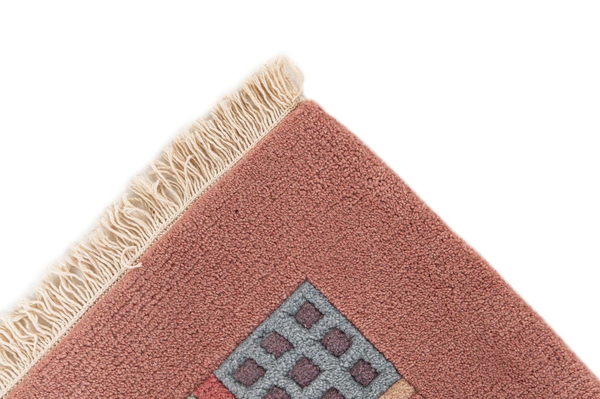 5' 7 x 8' Hand Knotted Tibet Wool Rug