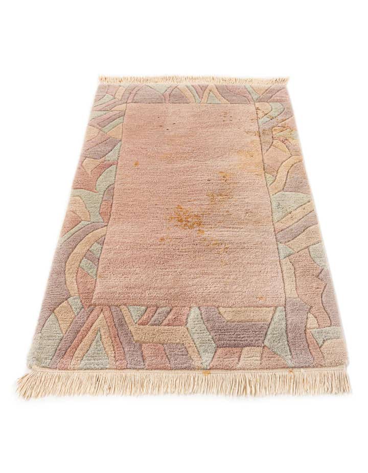 2' 5 x 4' 5 Hand Knotted Tibet Wool Rug