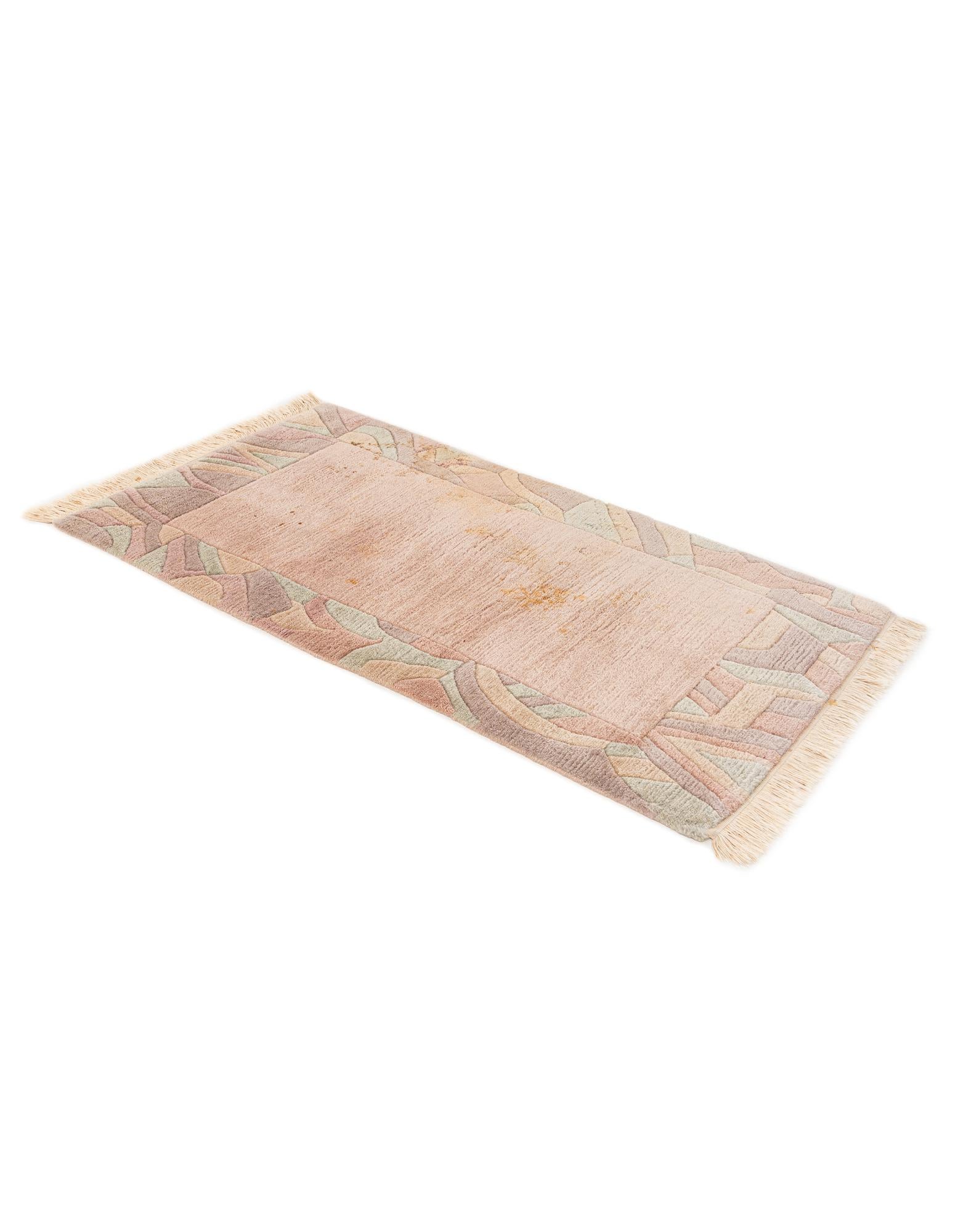 2' 5 x 4' 5 Hand Knotted Tibet Wool Rug