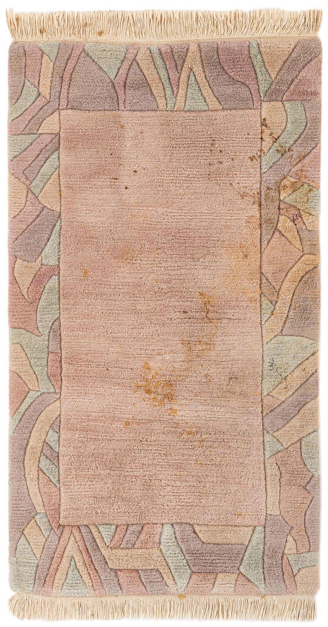 2' 5 x 4' 5 Hand Knotted Tibet Wool Rug