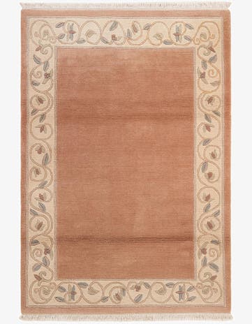 3' 11 x 5' 10 Hand Knotted Tibet Wool Rug