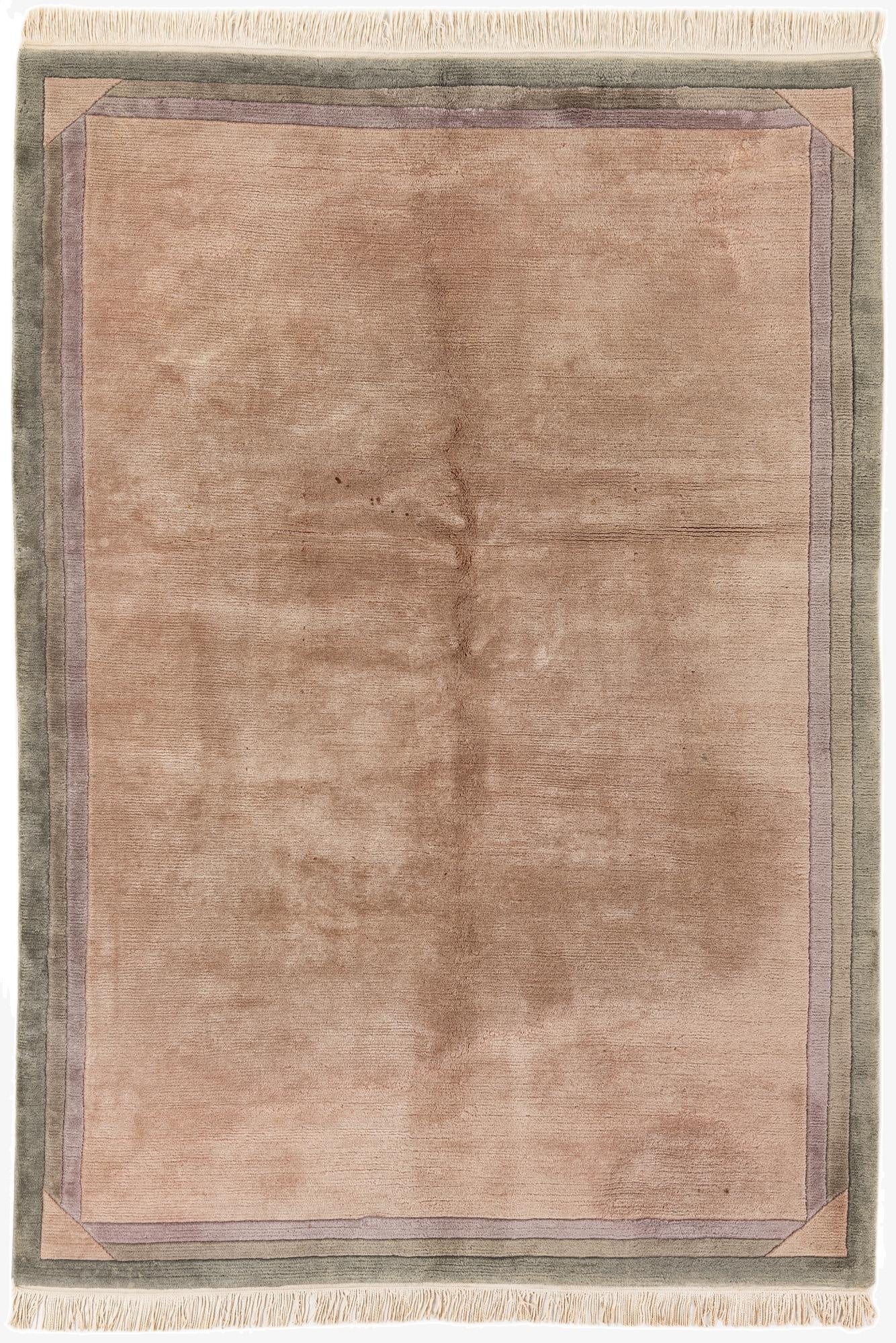 5' 8 x 7' 11  Hand Knotted Tibet Wool Rug