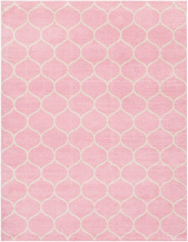 Detail image of 7' 10 x 10' Trellis Frieze Rug