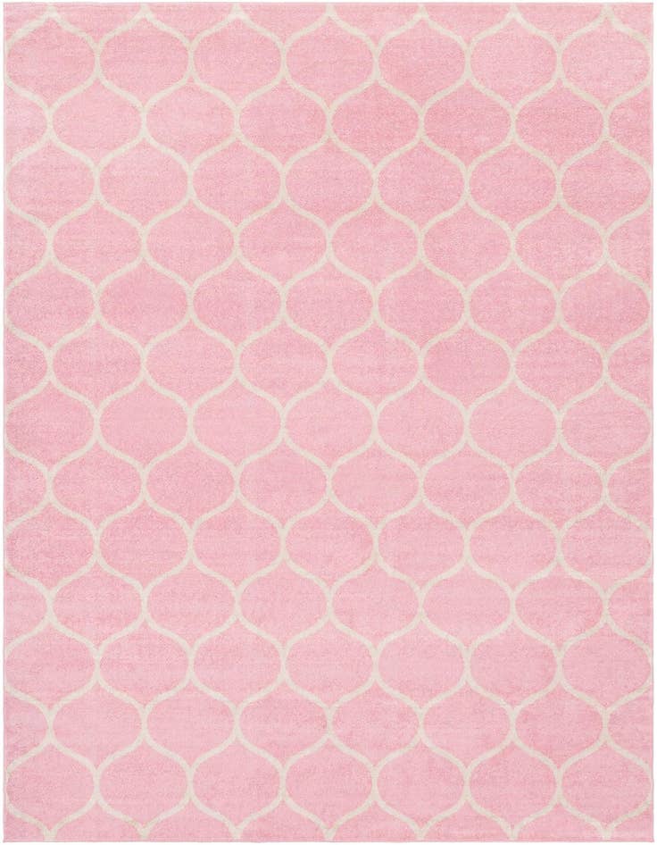 Detail image of 5' 3 x 8' Trellis Frieze Rug