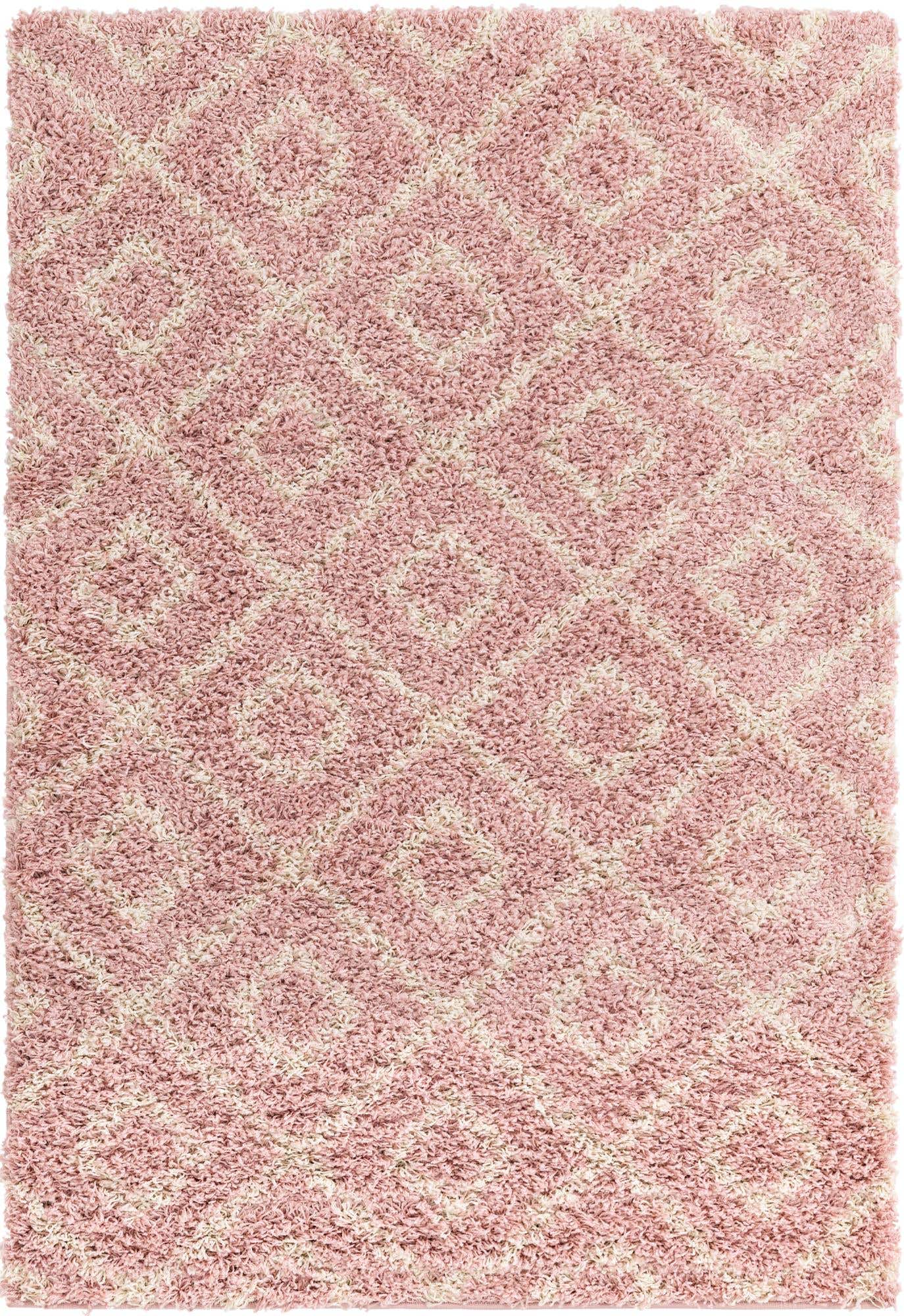 120cm x 185cm Trellis Shag Teppich