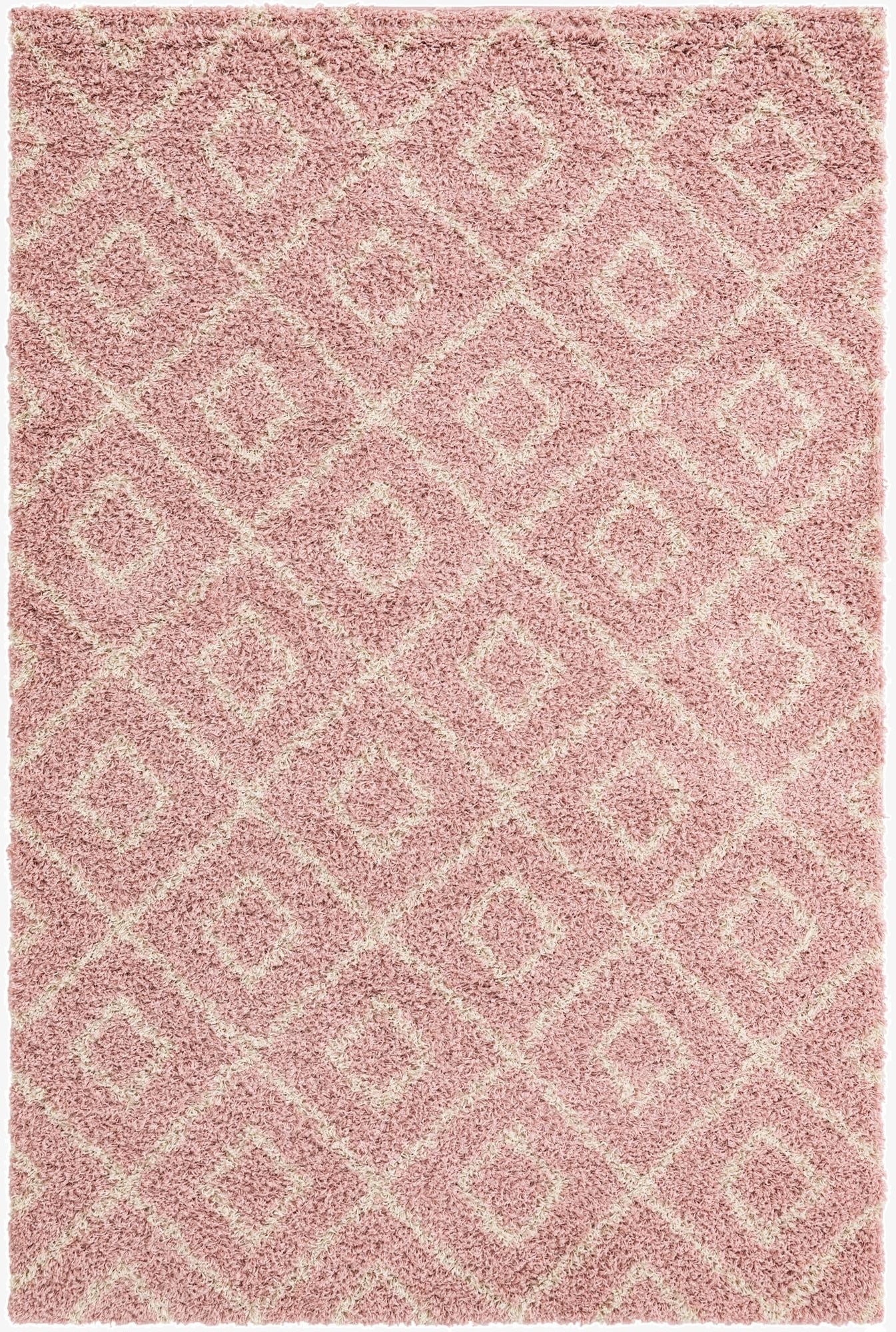 6' x 9' Trellis Shag Rug