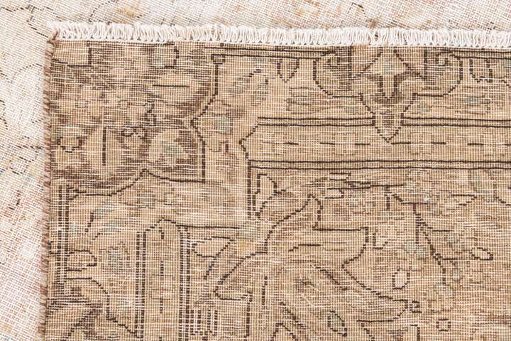 6' 2 x 9' 9 Hand Knotted Ultra Vintage Persian Wool Rug