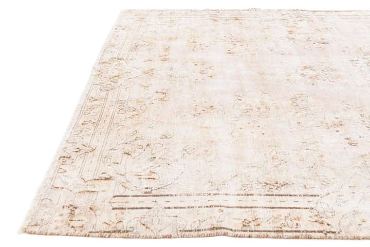 6' 2 x 9' 9 Hand Knotted Ultra Vintage Persian Wool Rug