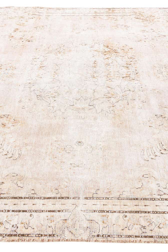 6' 2 x 9' 9 Hand Knotted Ultra Vintage Persian Wool Rug
