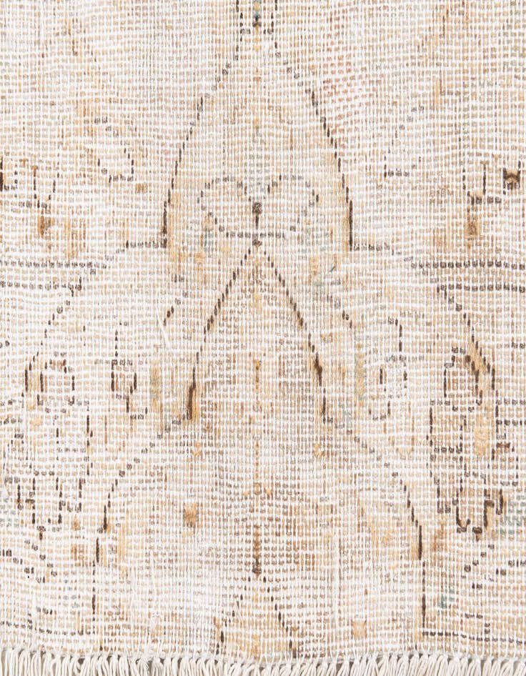 Detail image of 6' 2 x 9' 9  Hand Knotted Ultra Vintage Persian Wool Rug