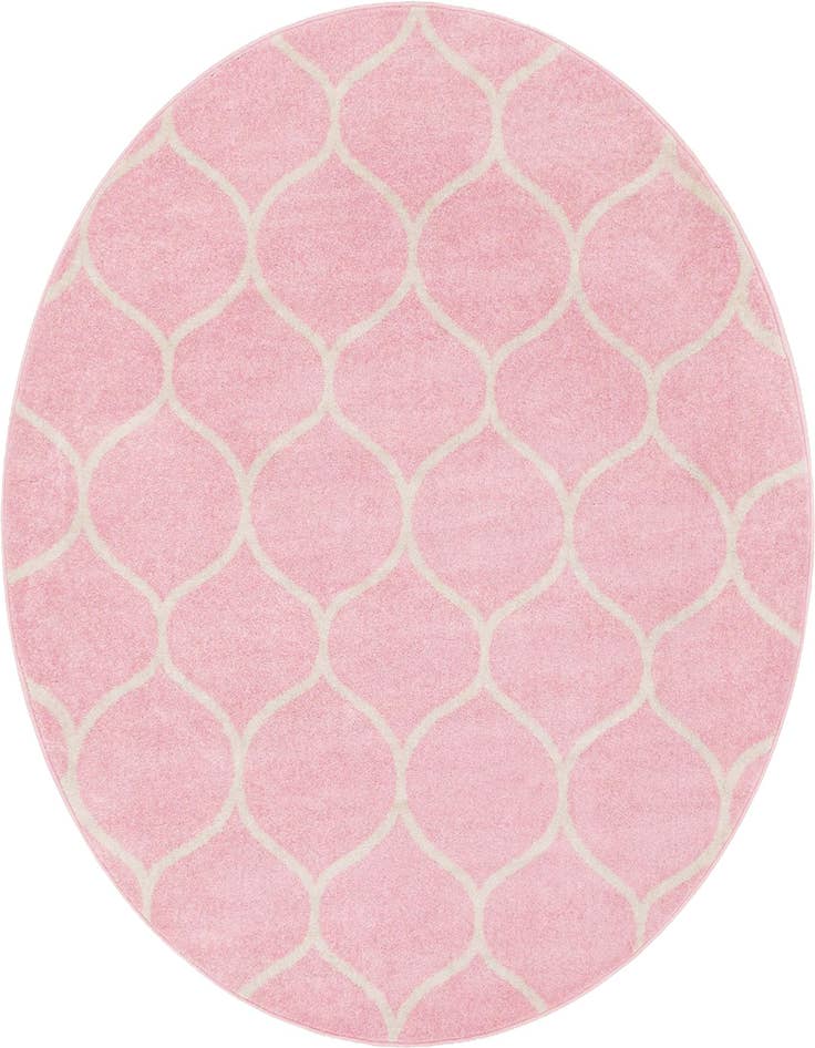 Detail image of 4' x 4' Lattice Frieze Round Rug