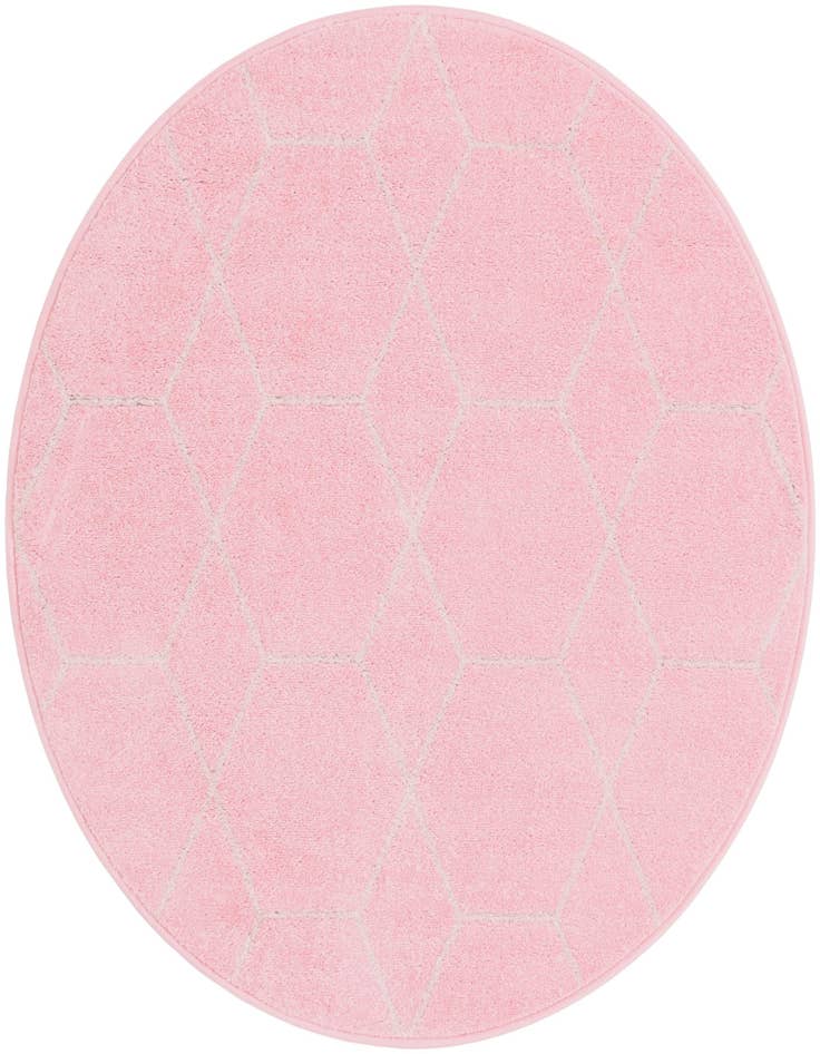 Detail image of 4' x 4' Lattice Frieze Round Rug