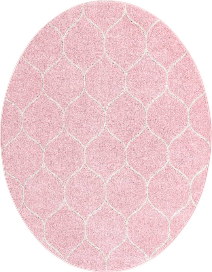 Detail image of 6' x 6' Lattice Frieze Round Rug