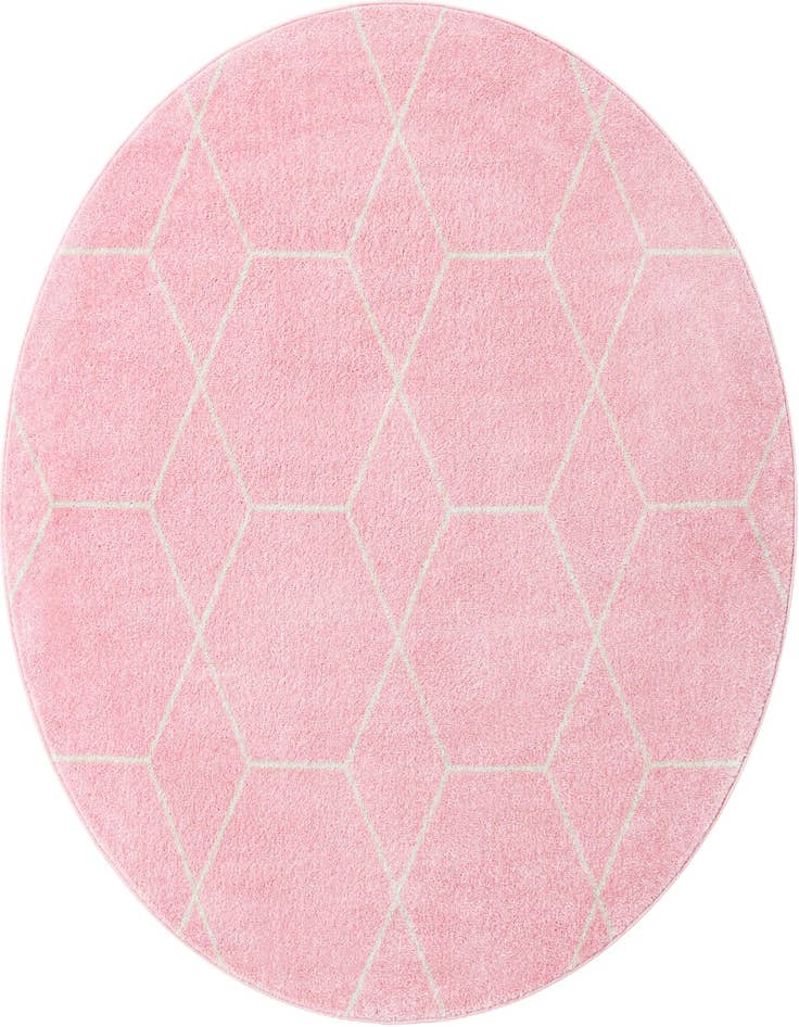 Detail image of 6' x 6' Lattice Frieze Round Rug