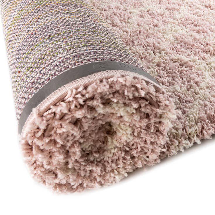 Detail image of 5' 3 x 5' 3 Moroccan Trellis Shag Round Rug