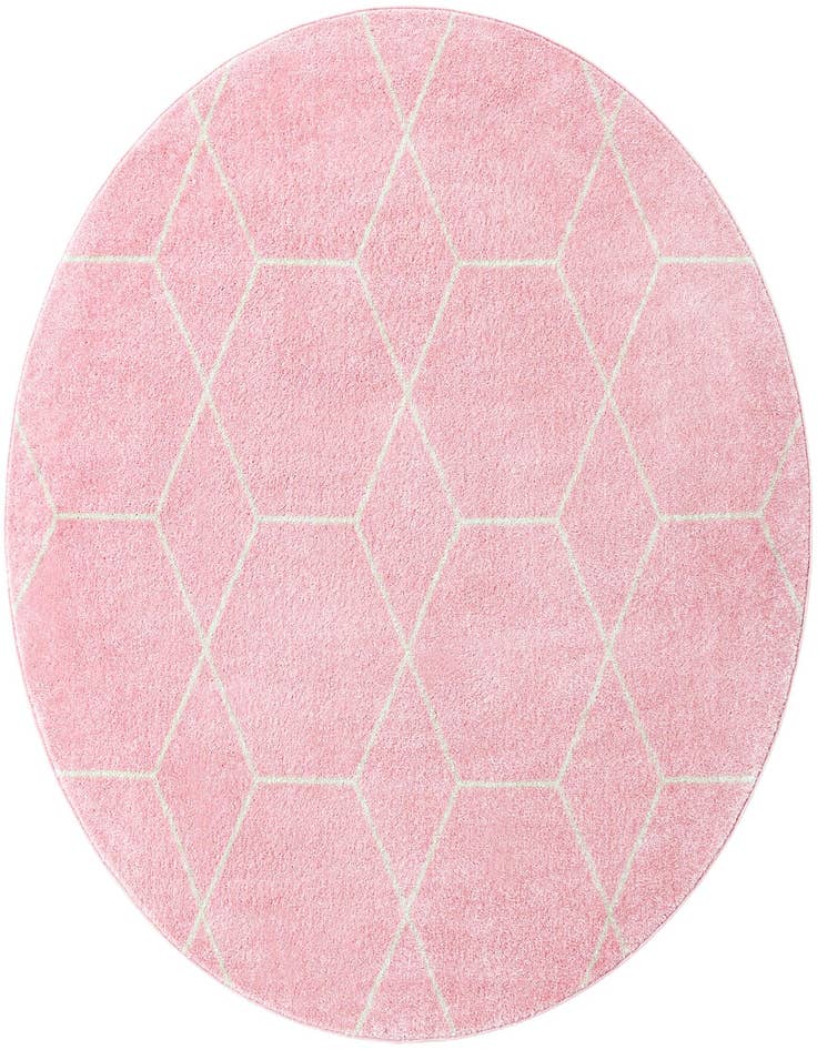 Detail image of 5' 3 x 5' 3 Trellis Frieze Round Rug