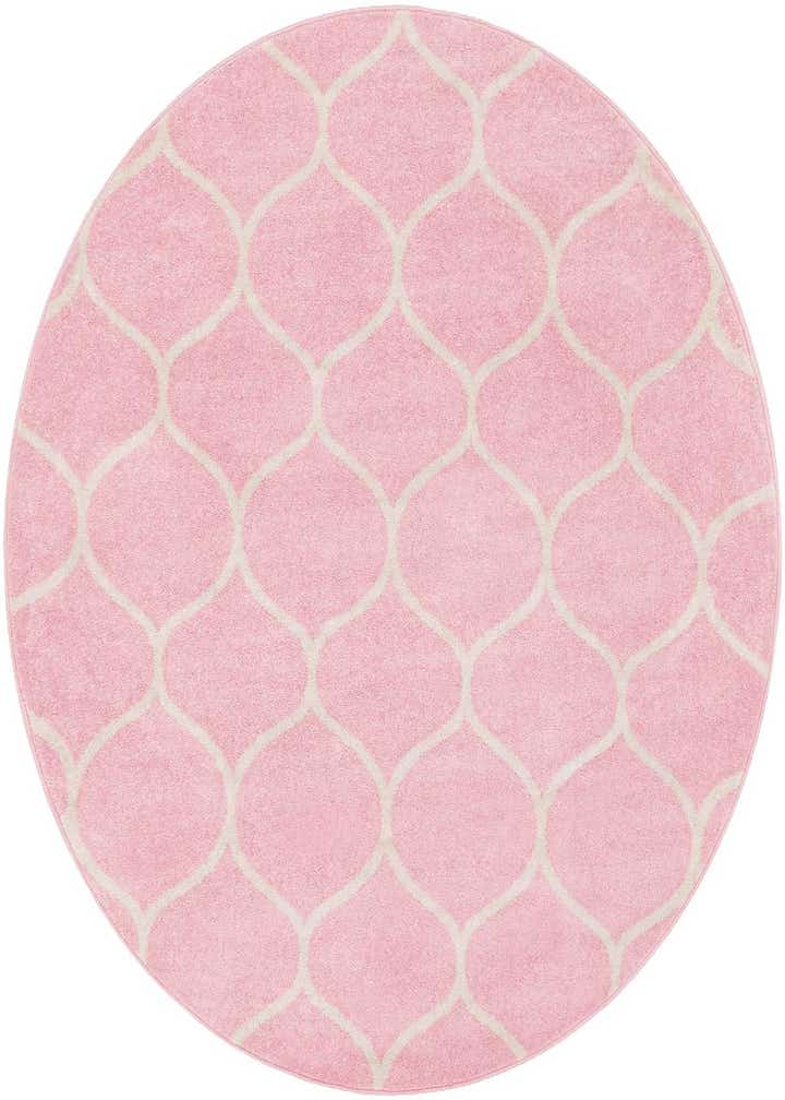 3' x 3' Trellis Frieze Round Rug