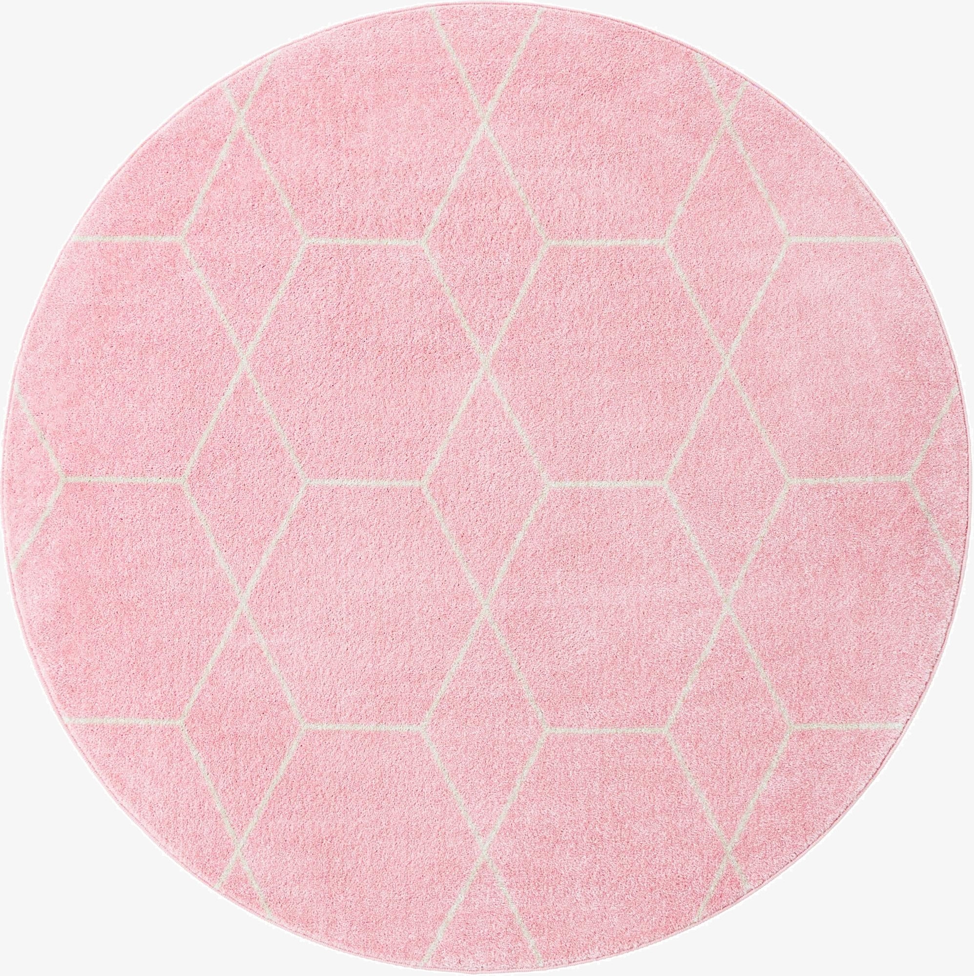 Primary image 7' 10 x 7' 10 Trellis Frieze Round Rug