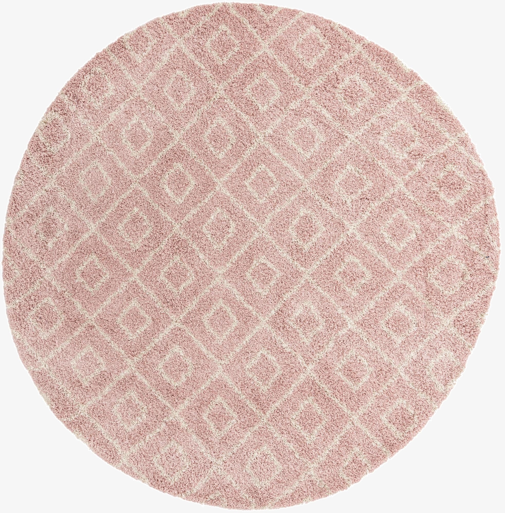 10' x 10' Trellis Shag Round Rug
