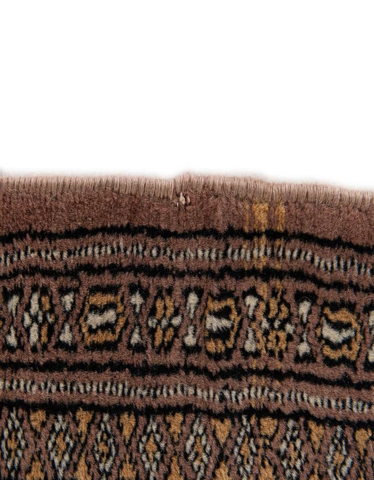 Detail image of 2' 7 x 8' 3  Hand Knotted Bokhara Oriental Wool Runner Rug