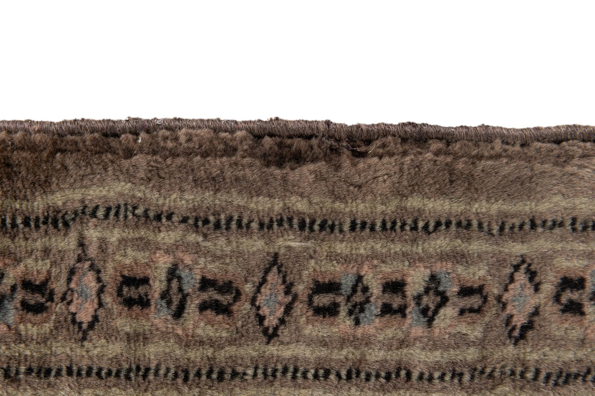 2' 8 x 9' Hand Knotted Bokhara Oriental Wool Runner Rug