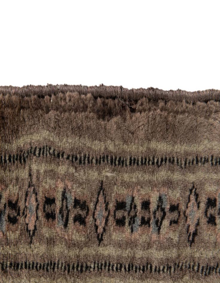 Detail image of 2' 8 x 9'  Hand Knotted Bokhara Oriental Wool Runner Rug