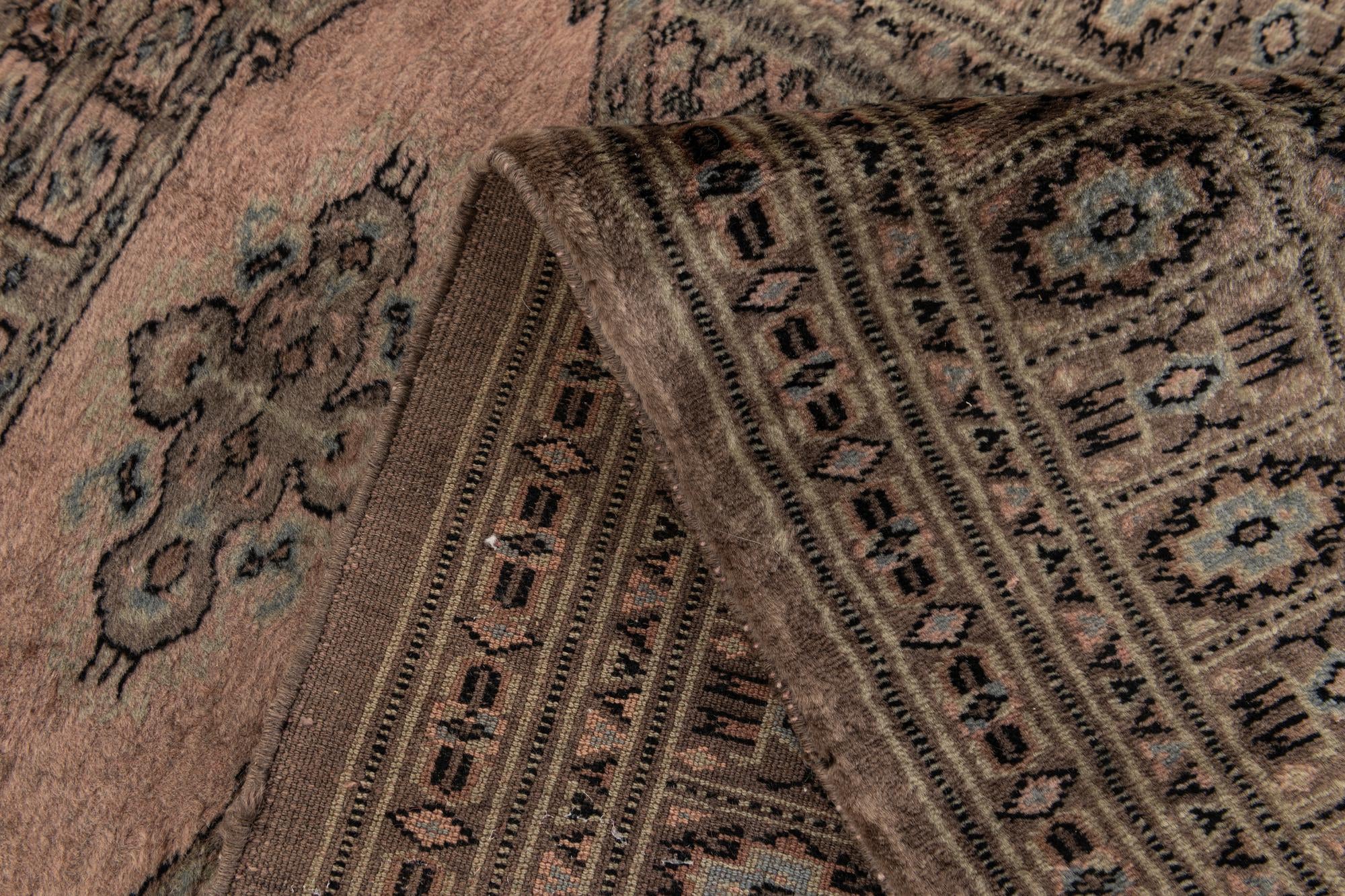 2' 8 x 9' Hand Knotted Bokhara Oriental Wool Runner Rug