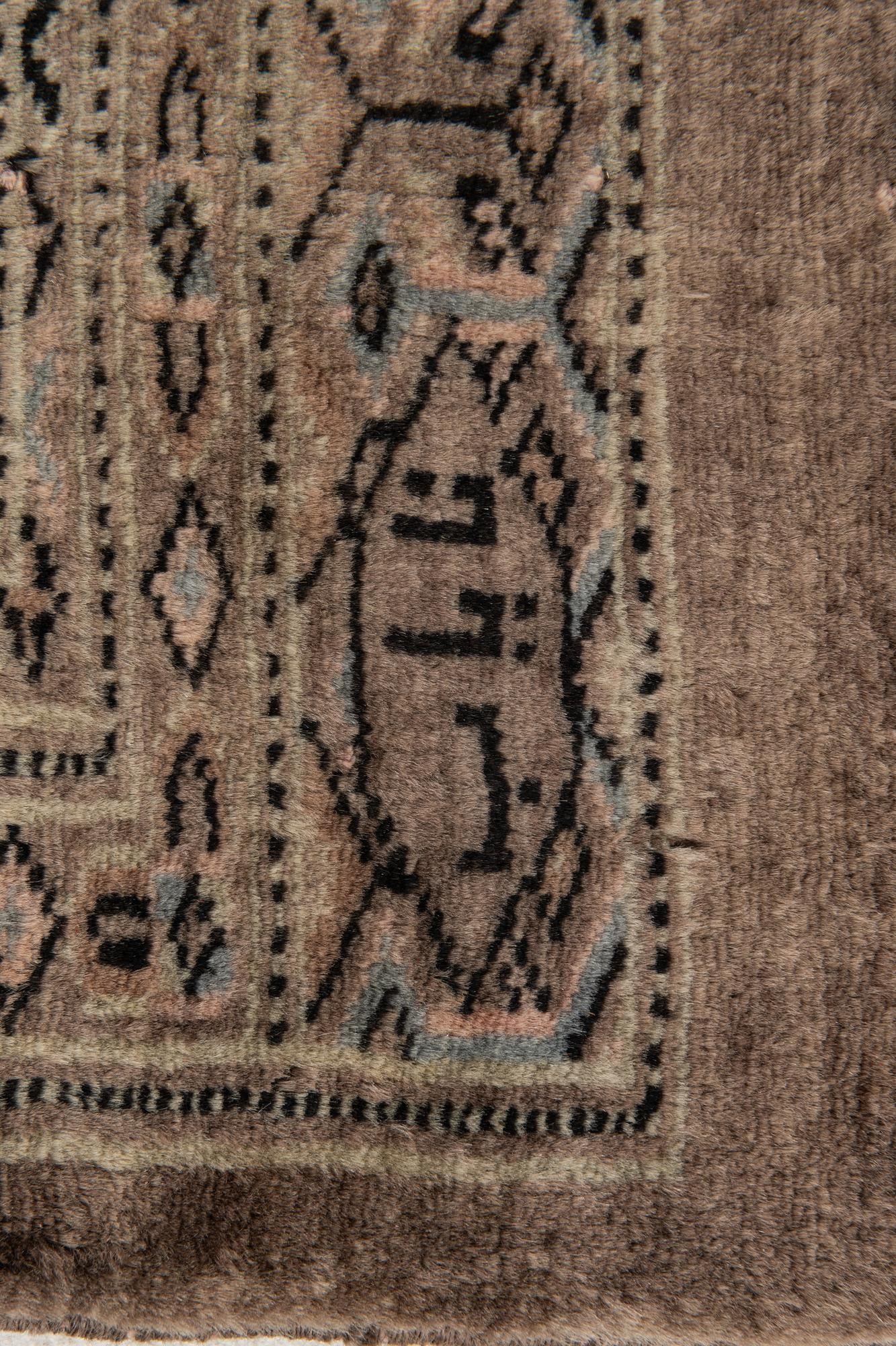 2' 8 x 9' Hand Knotted Bokhara Oriental Wool Runner Rug