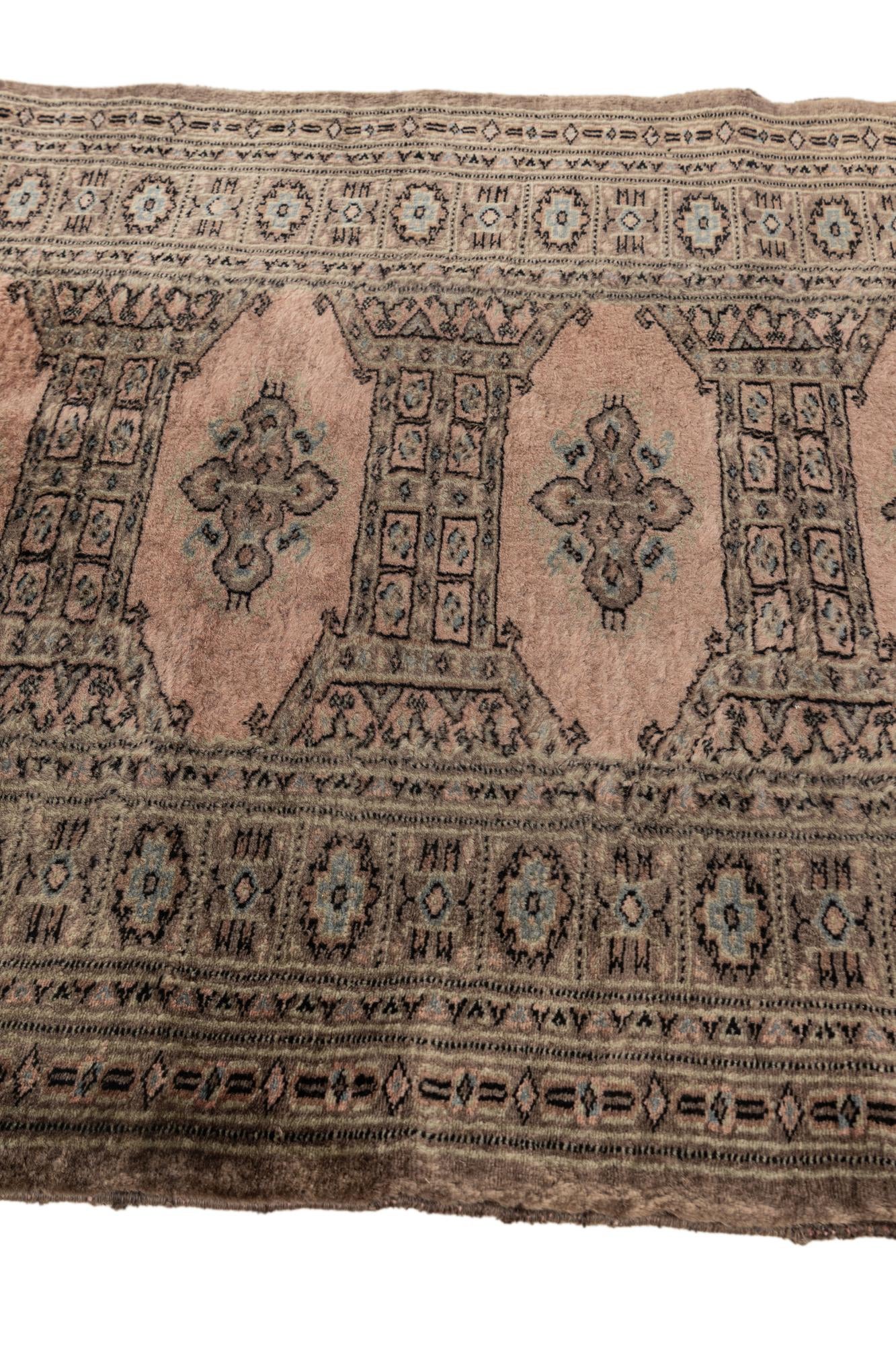 2' 8 x 9' Hand Knotted Bokhara Oriental Wool Runner Rug