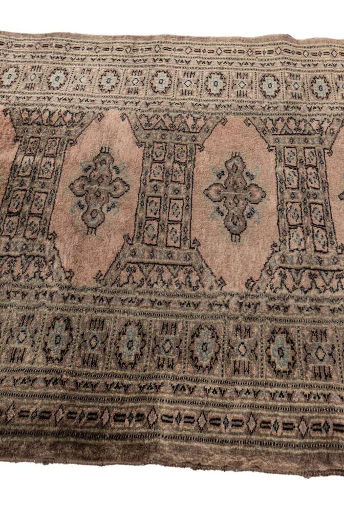 2' 8 x 9' Hand Knotted Bokhara Oriental Wool Runner Rug