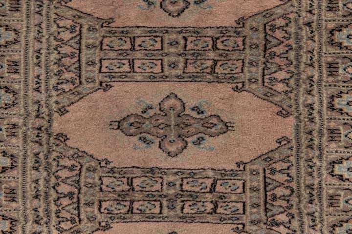 2' 8 x 9' Hand Knotted Bokhara Oriental Wool Runner Rug