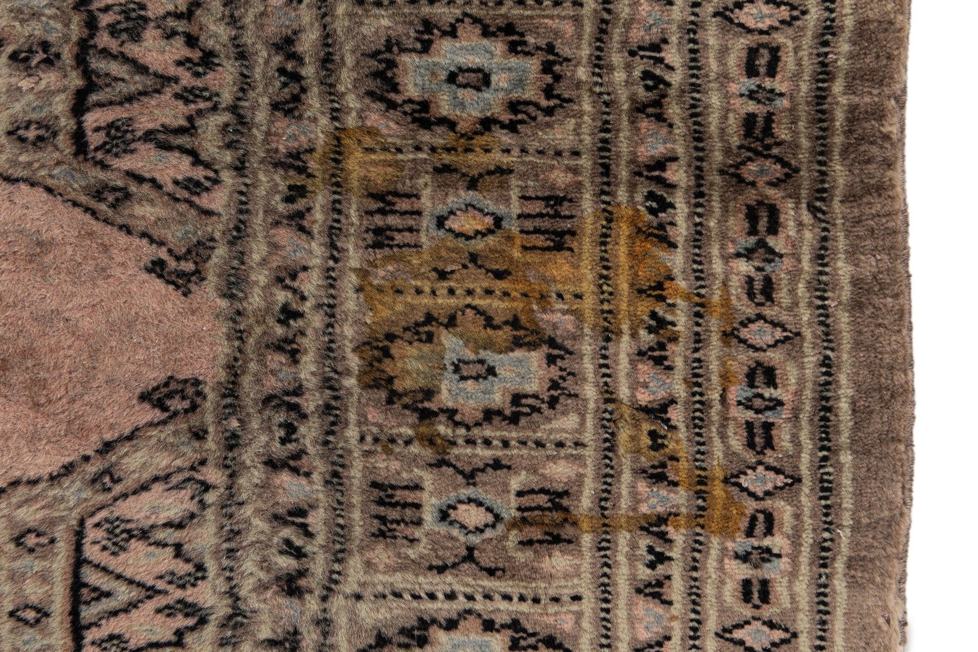 2' 8 x 9' Hand Knotted Bokhara Oriental Wool Runner Rug