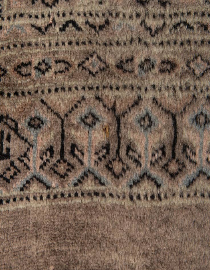 Detail image of 2' 8 x 9'  Hand Knotted Bokhara Oriental Wool Runner Rug
