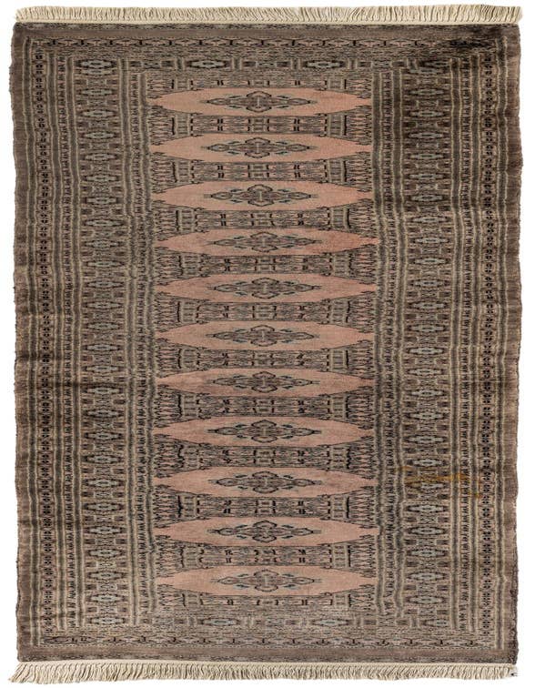 Detail image of 2' 8 x 9' Hand Knotted Bokhara Oriental Wool Runner Rug