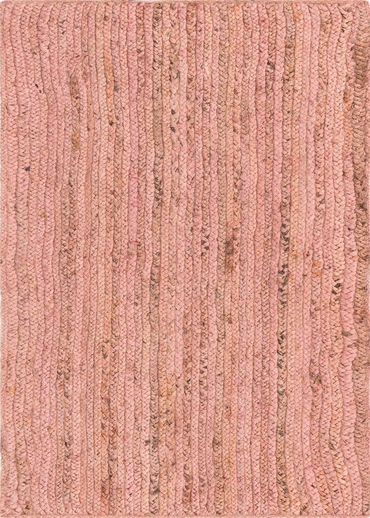 2' 6 x 6' 1 Handmade Braided Jute Runner Rug