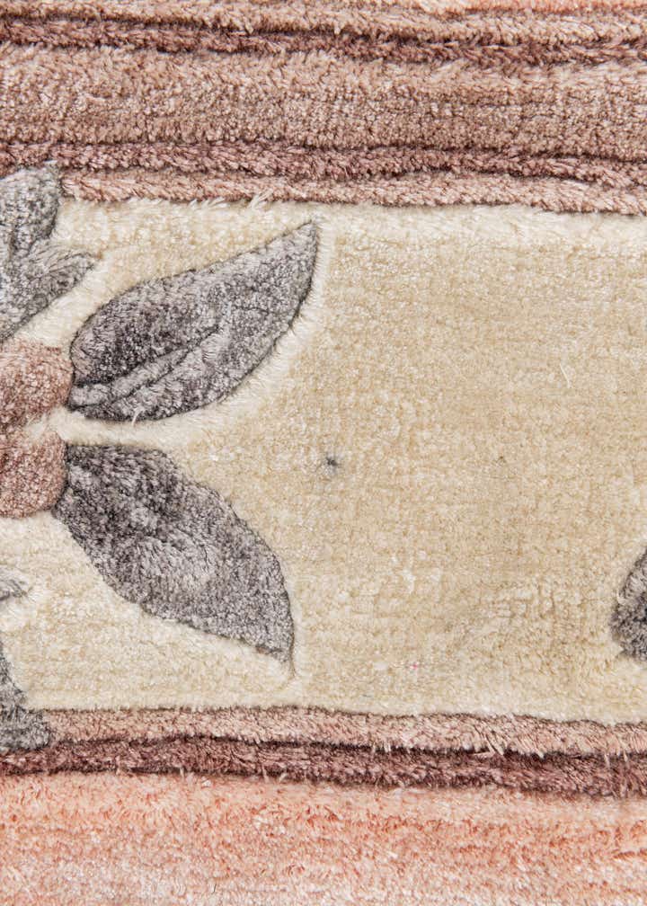 2' 4 x 9' 11 Hand Knotted Carved Pekin Wool Runner Rug
